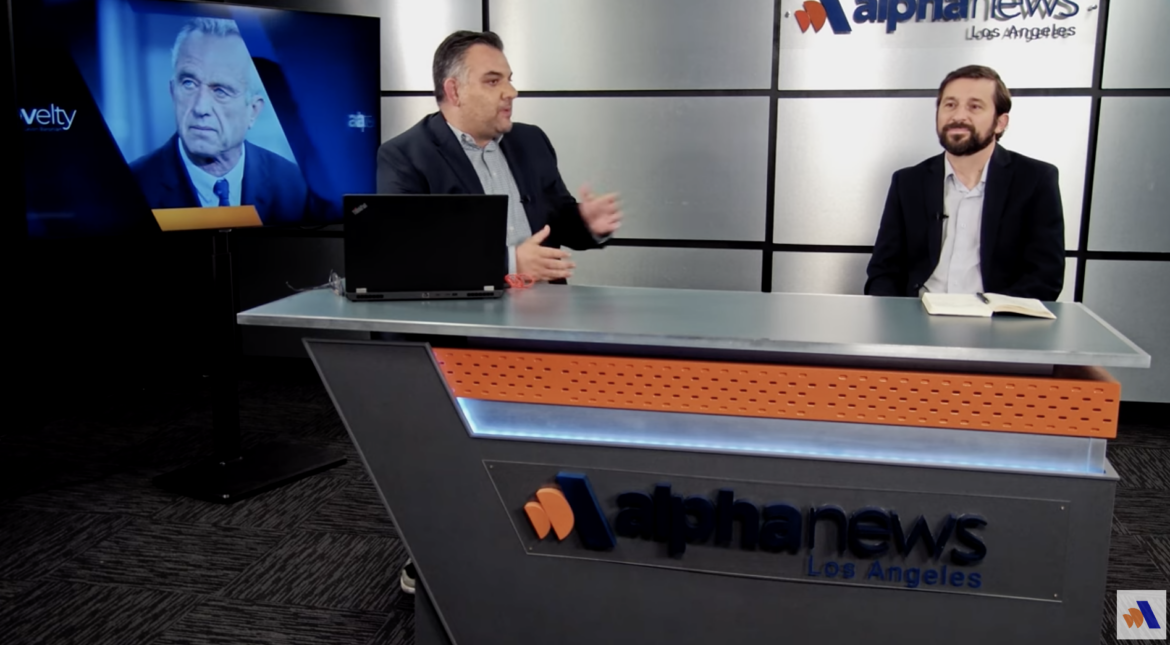 Levon Baronian’s “Novelty” Airs Debut Episode on Alpha News with Guest Rostom Sarkissian