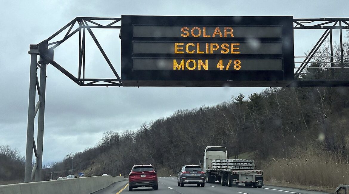 Partial Eclipse in Southern California on Monday Morning